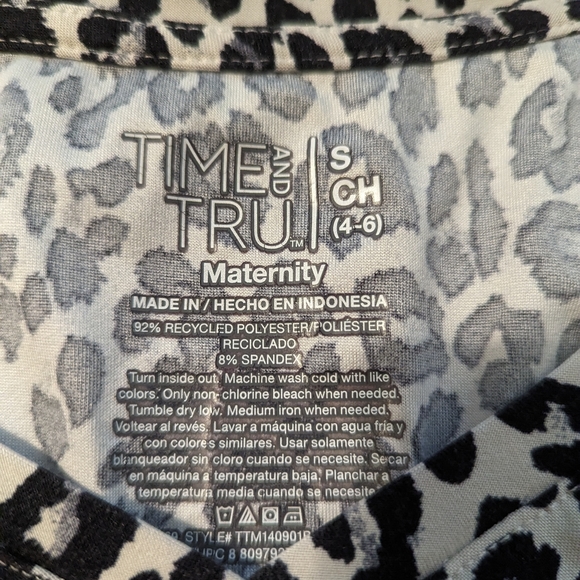 Leopard print maternity shirt - Picture 2 of 2